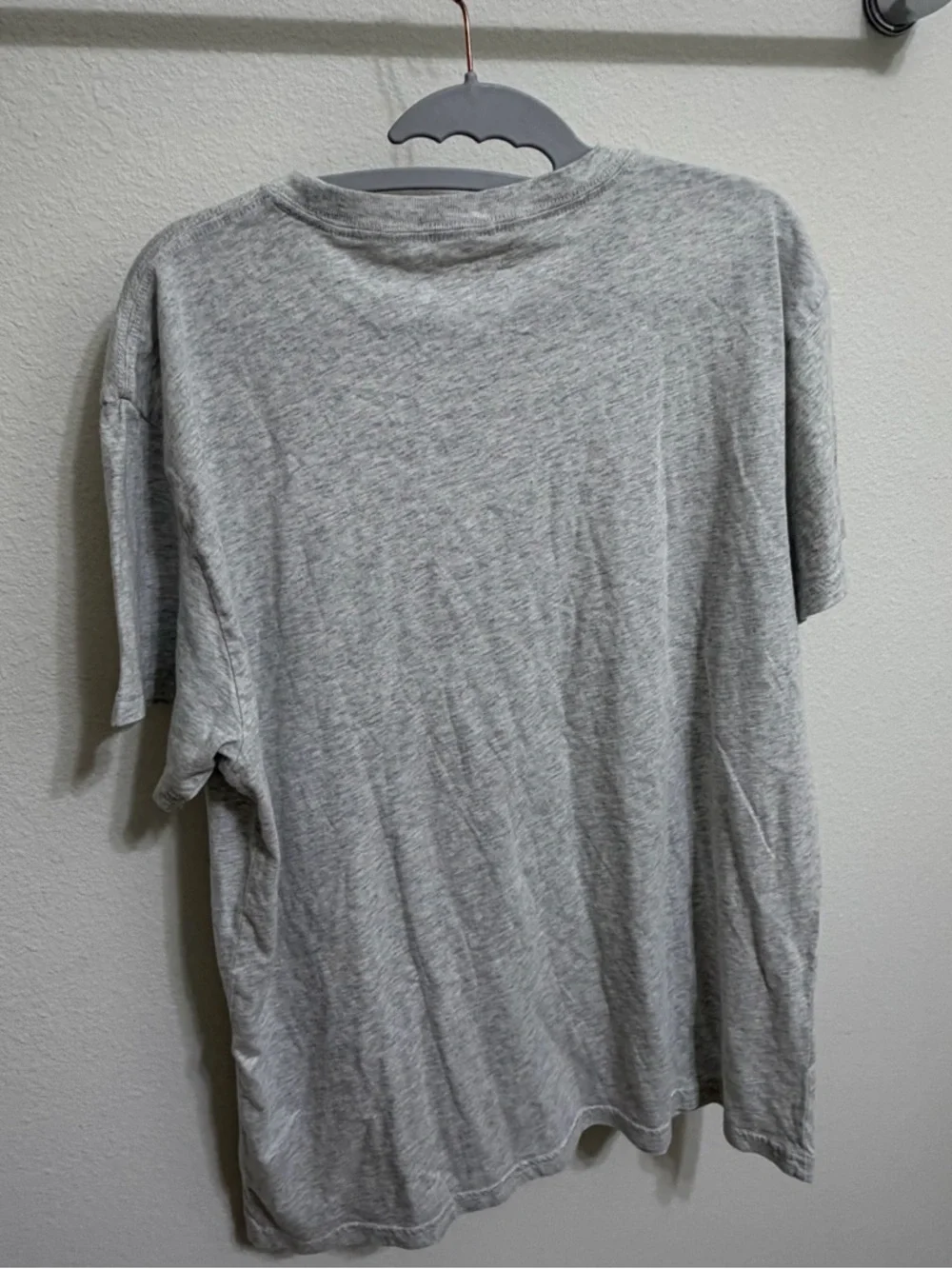 PINK Victoria's Secret Heather Gray Logo Tee - Picture 14 of 14